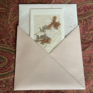 Elegant Handmade Organic & Recycled Stationery Set